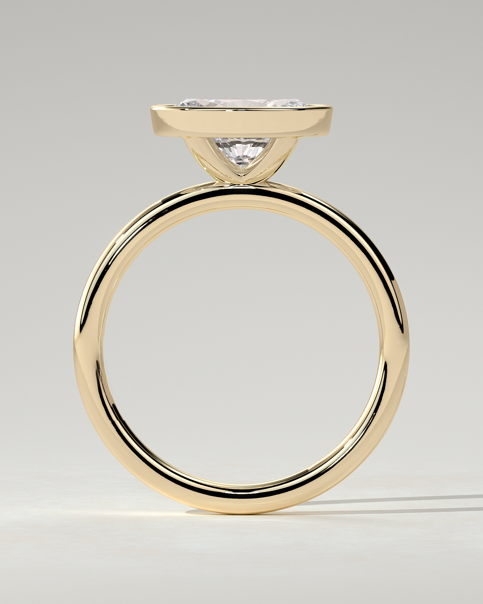 Erin Bezel Oval Ring