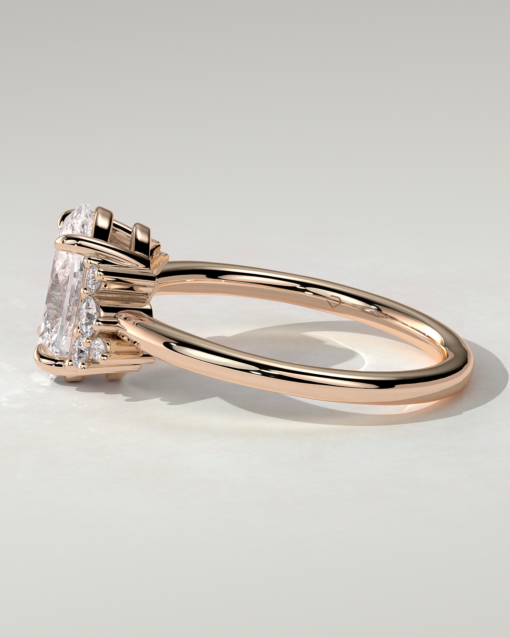 Esther Solitaire Oval Ring