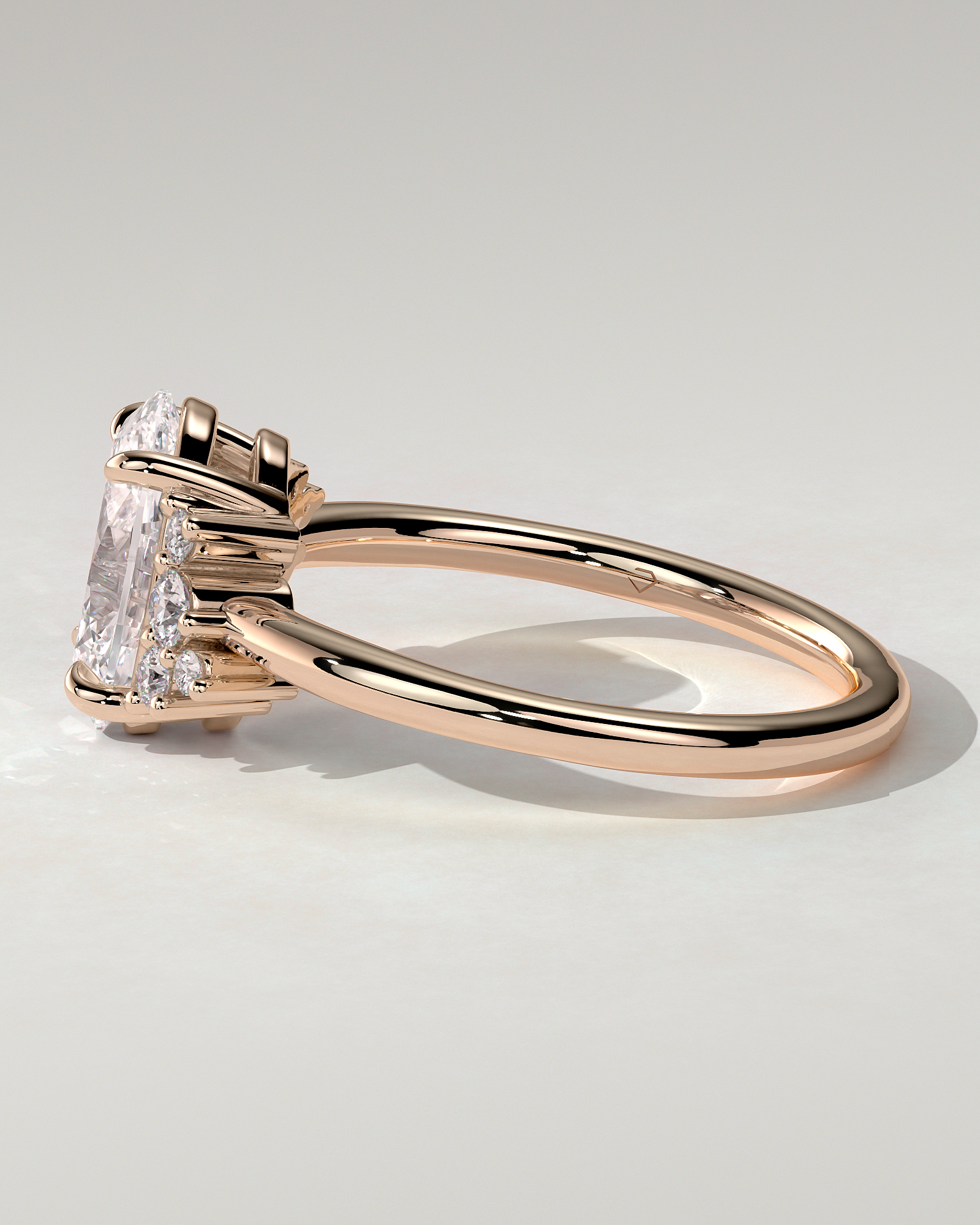 Esther Solitaire Oval Ring