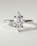 Eve Solitaire Marquise Ring