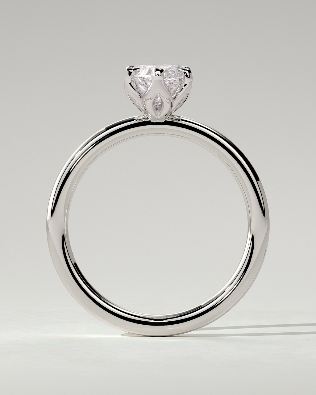 Eve Solitaire Marquise Ring