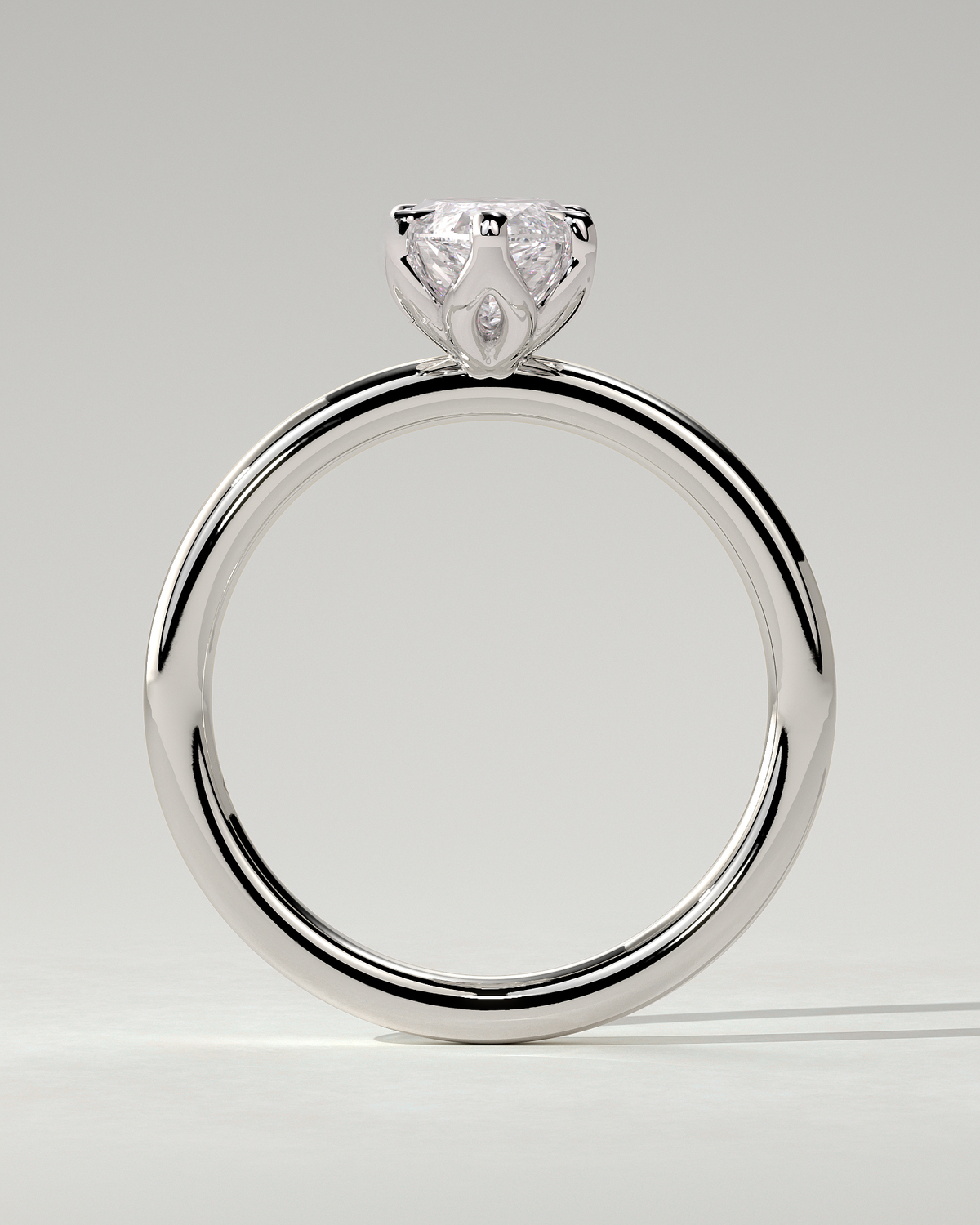 Eve Solitaire Marquise Ring
