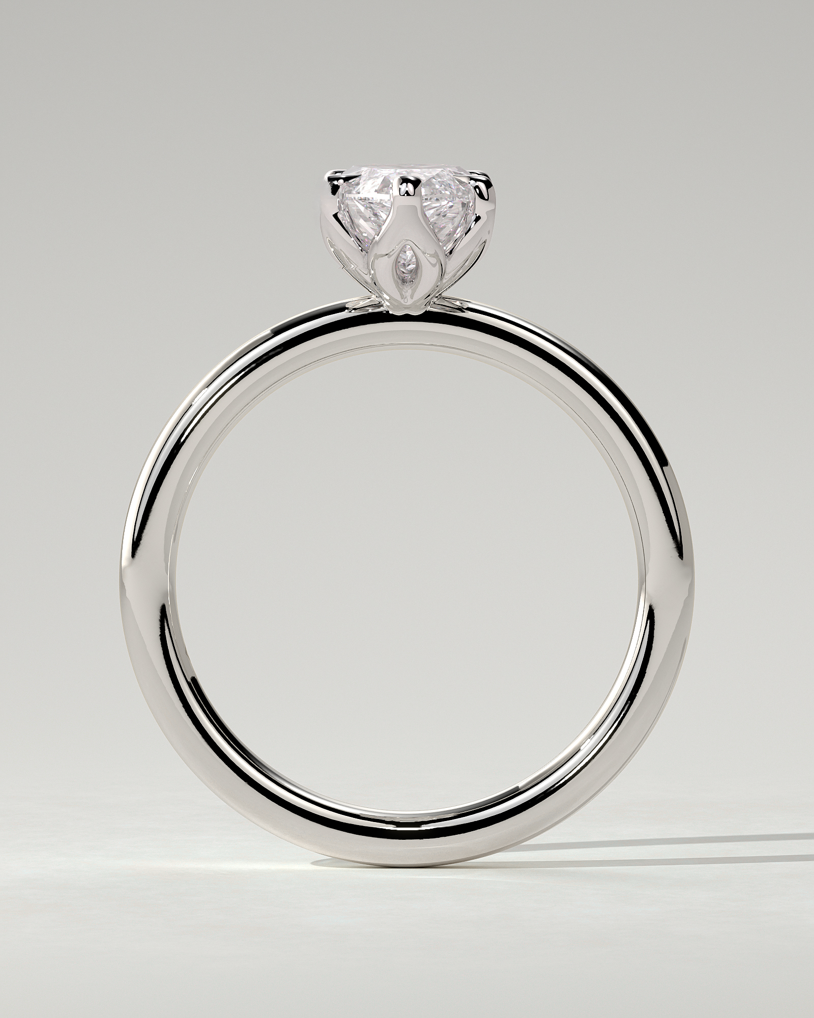 Eve Solitaire Marquise Ring