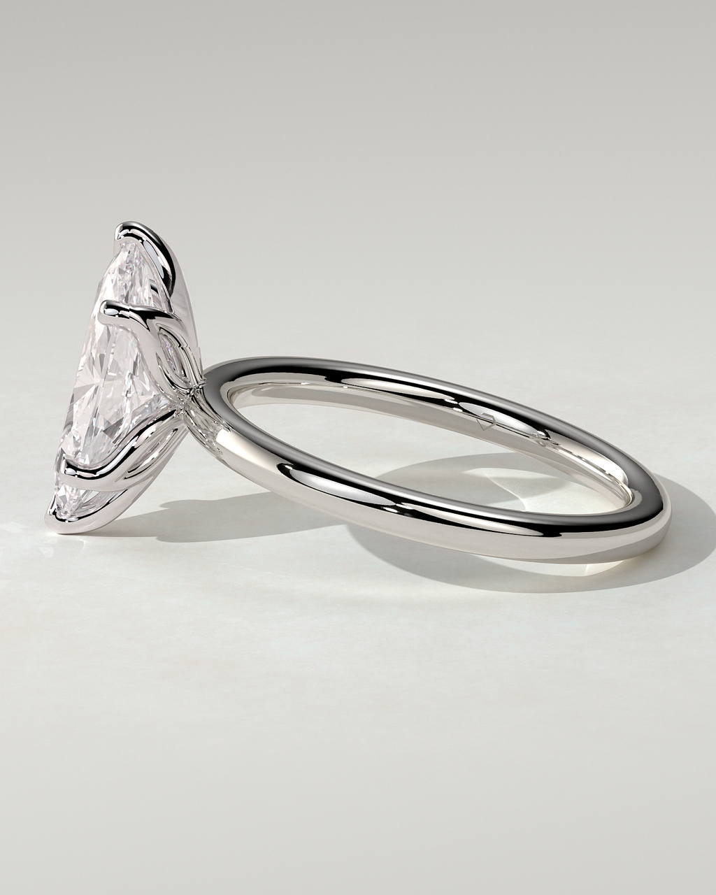 Eve Solitaire Marquise Ring