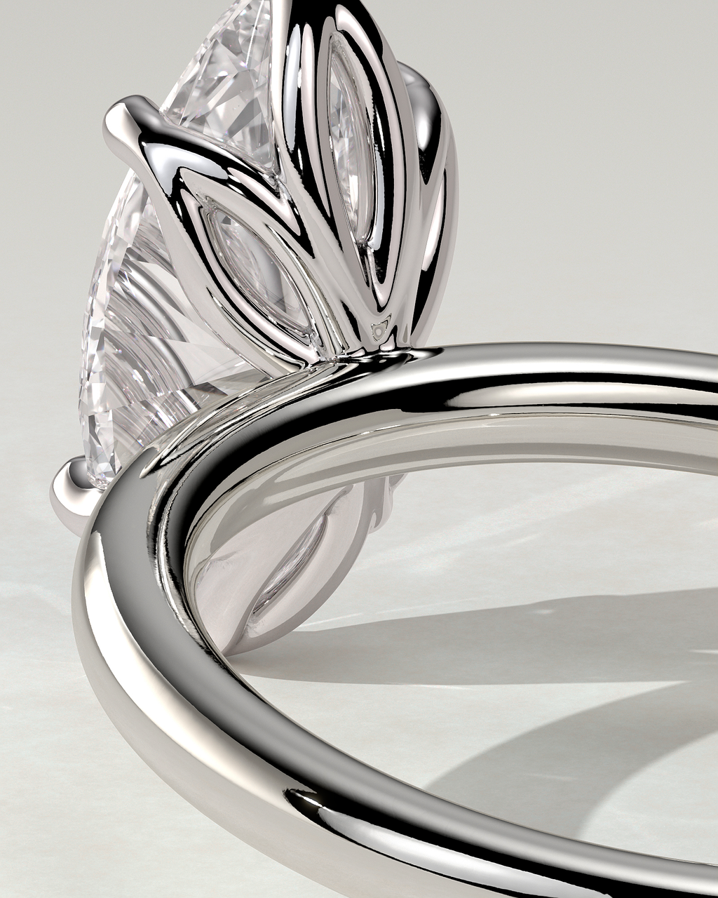 Eve Solitaire Marquise Ring