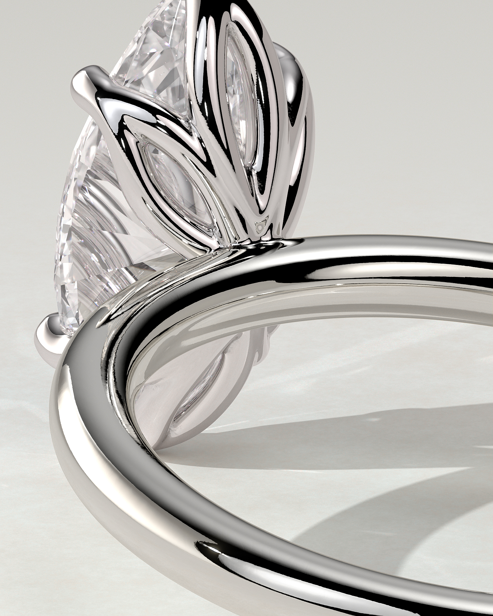 Eve Solitaire Marquise Ring