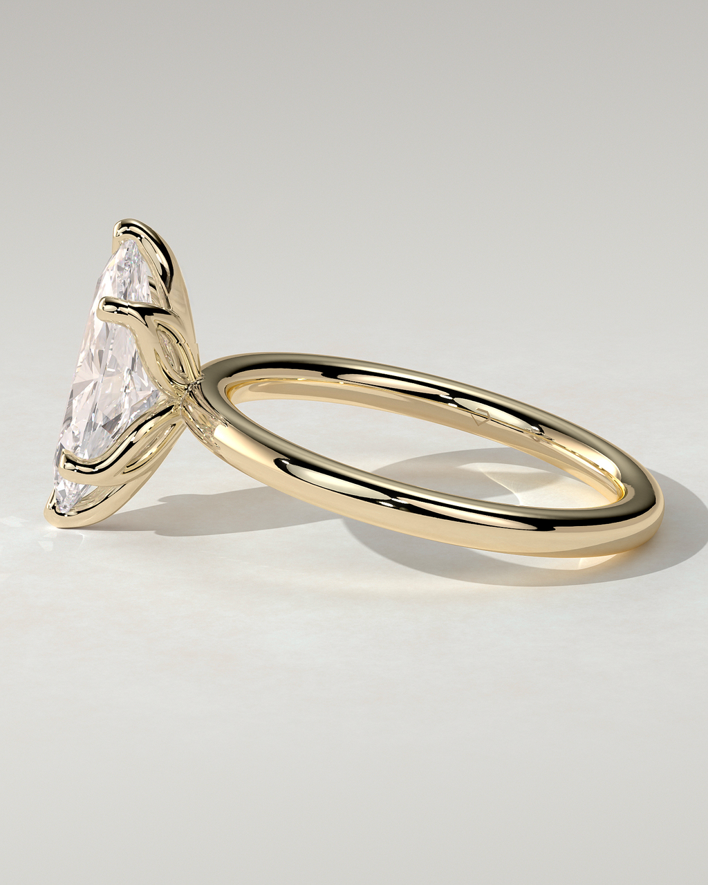 Eve Solitaire Marquise Ring