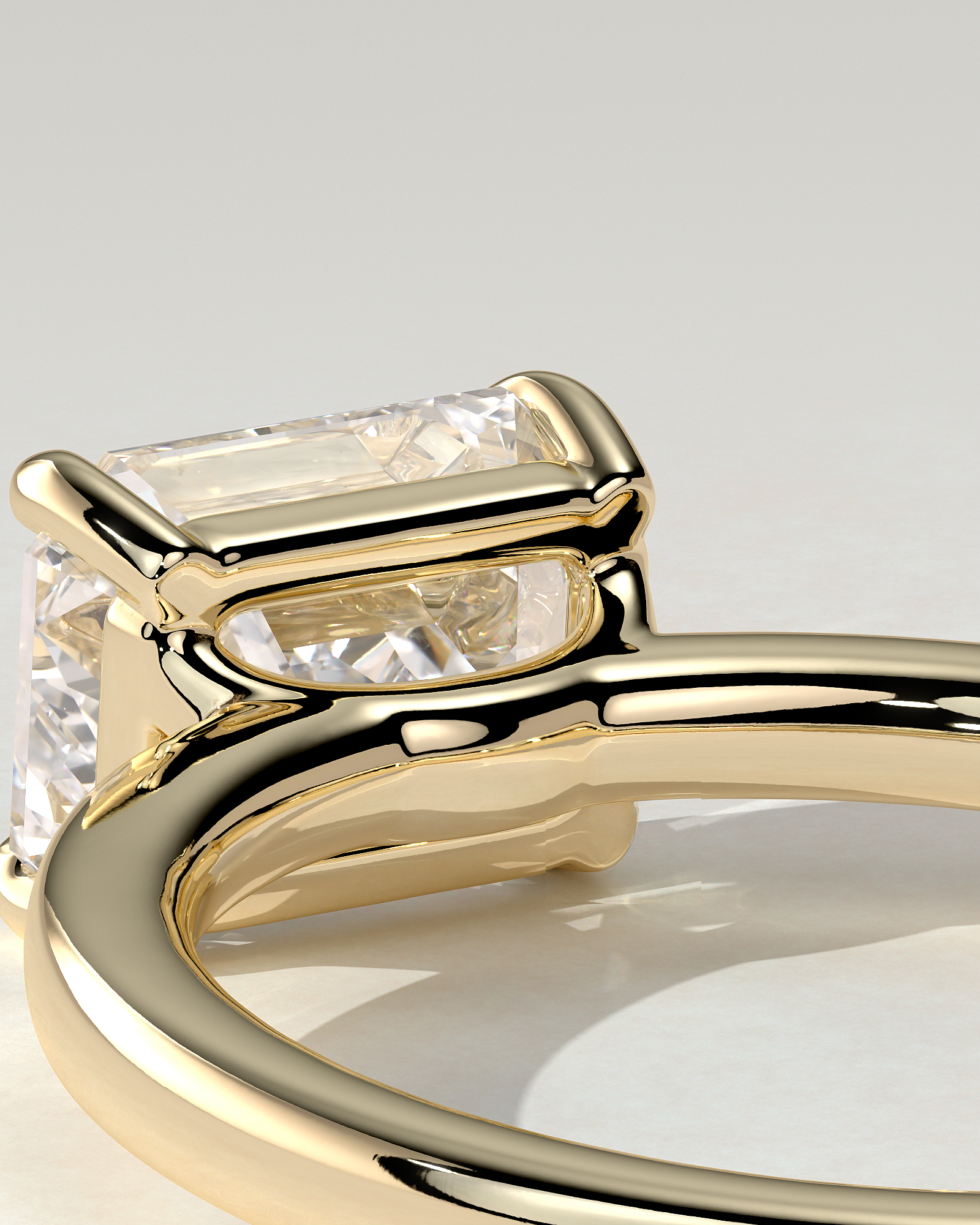 Evelyn East-West Round Ring