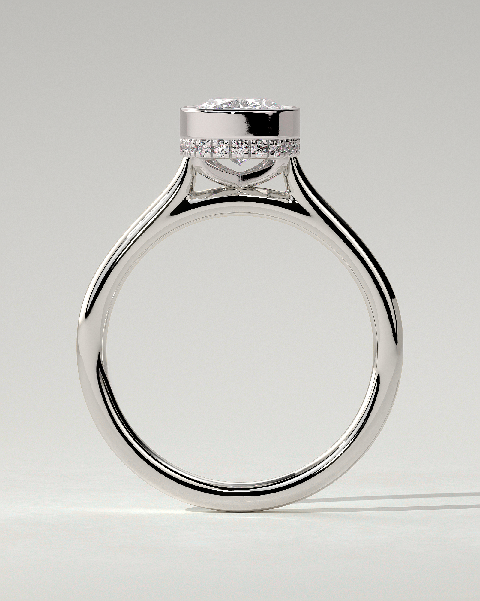 Everleigh Bezel Round Ring