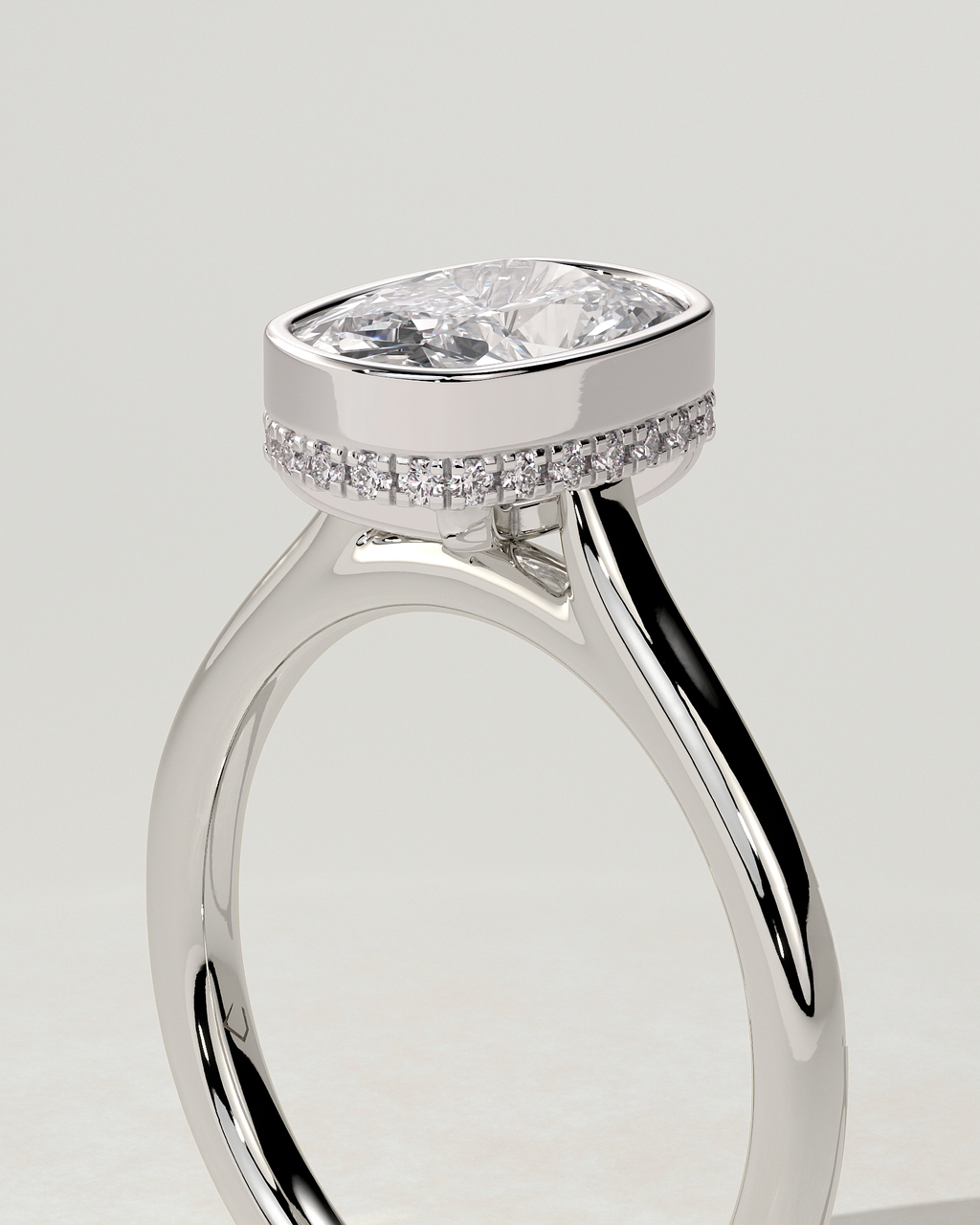 Everleigh Bezel Round Ring