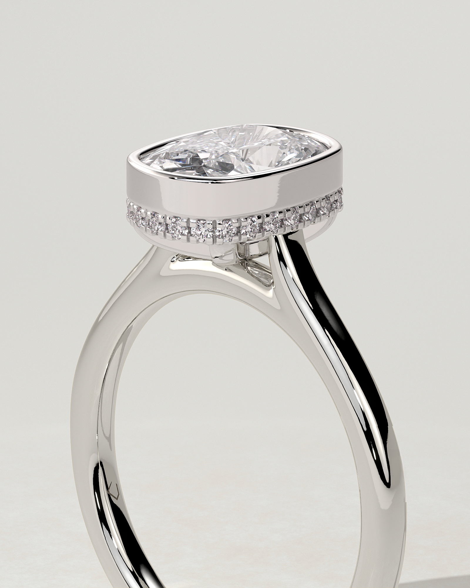 Everleigh Bezel Round Ring