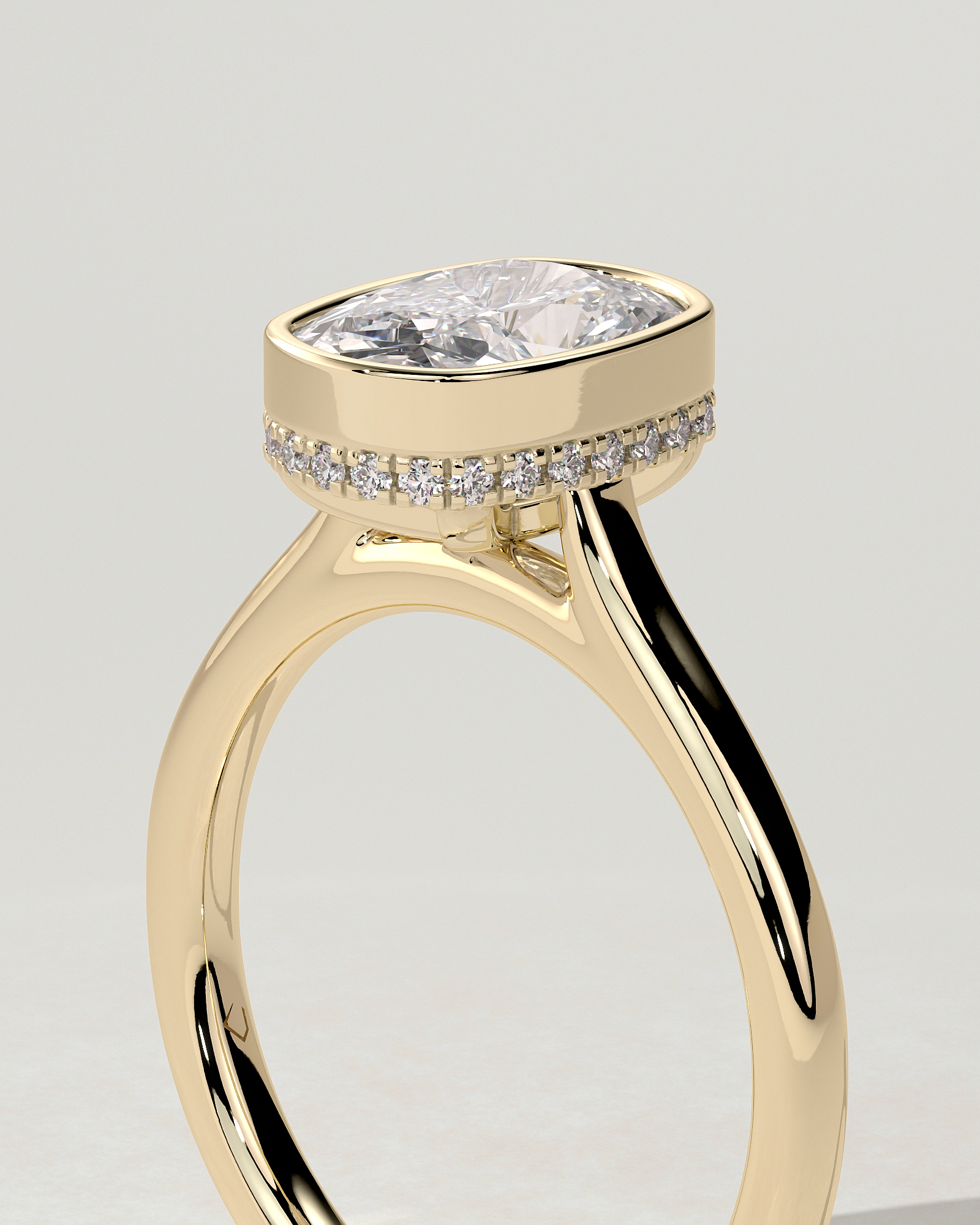 Everleigh Bezel Round Ring