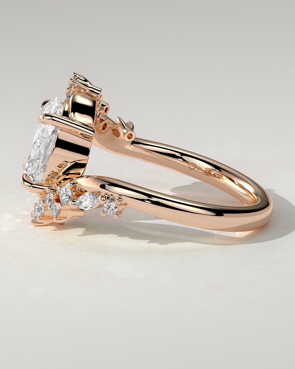 Ezmerelda Solitaire Oval Ring
