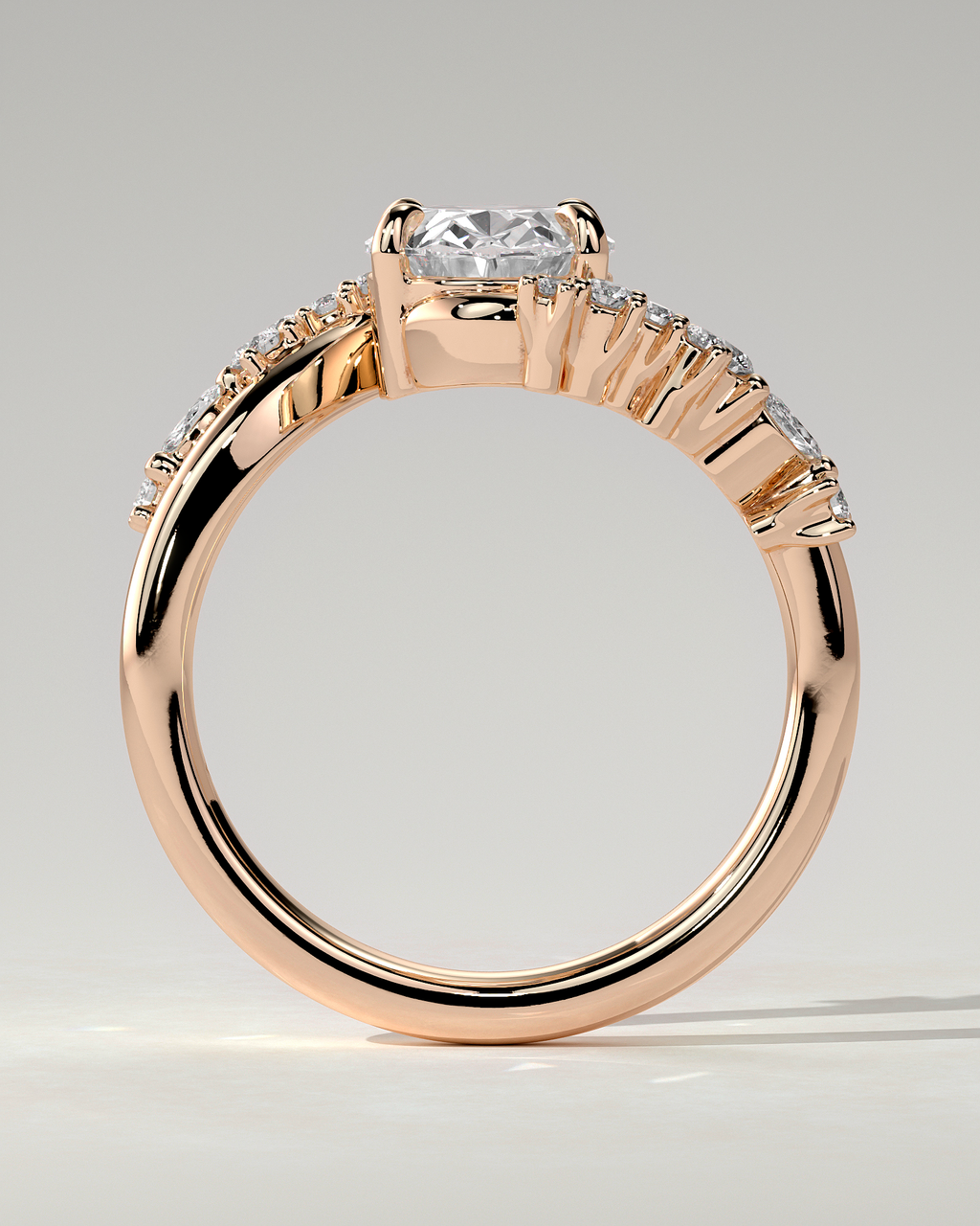 Ezmerelda Solitaire Oval Ring