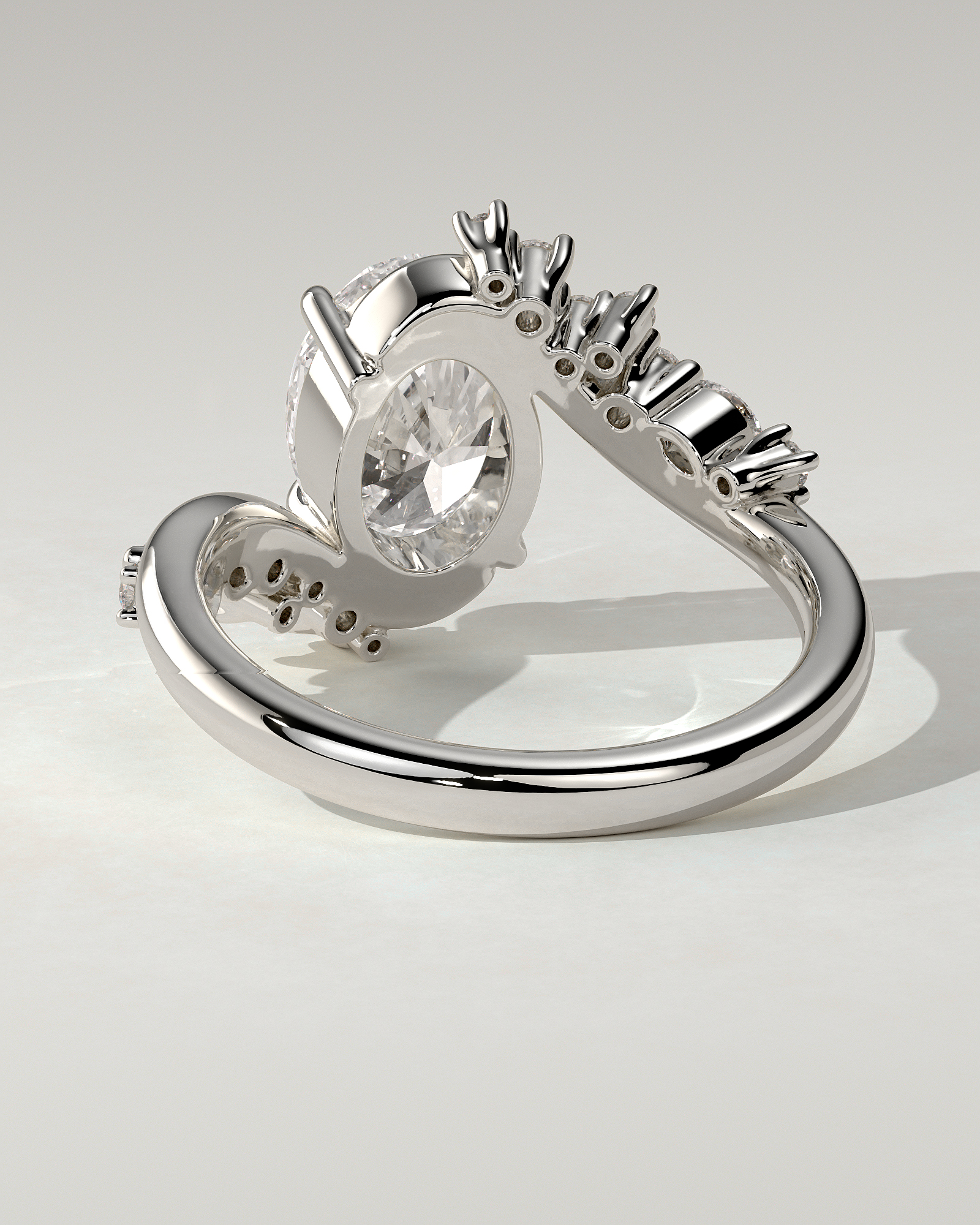 Ezmerelda Solitaire Oval Ring