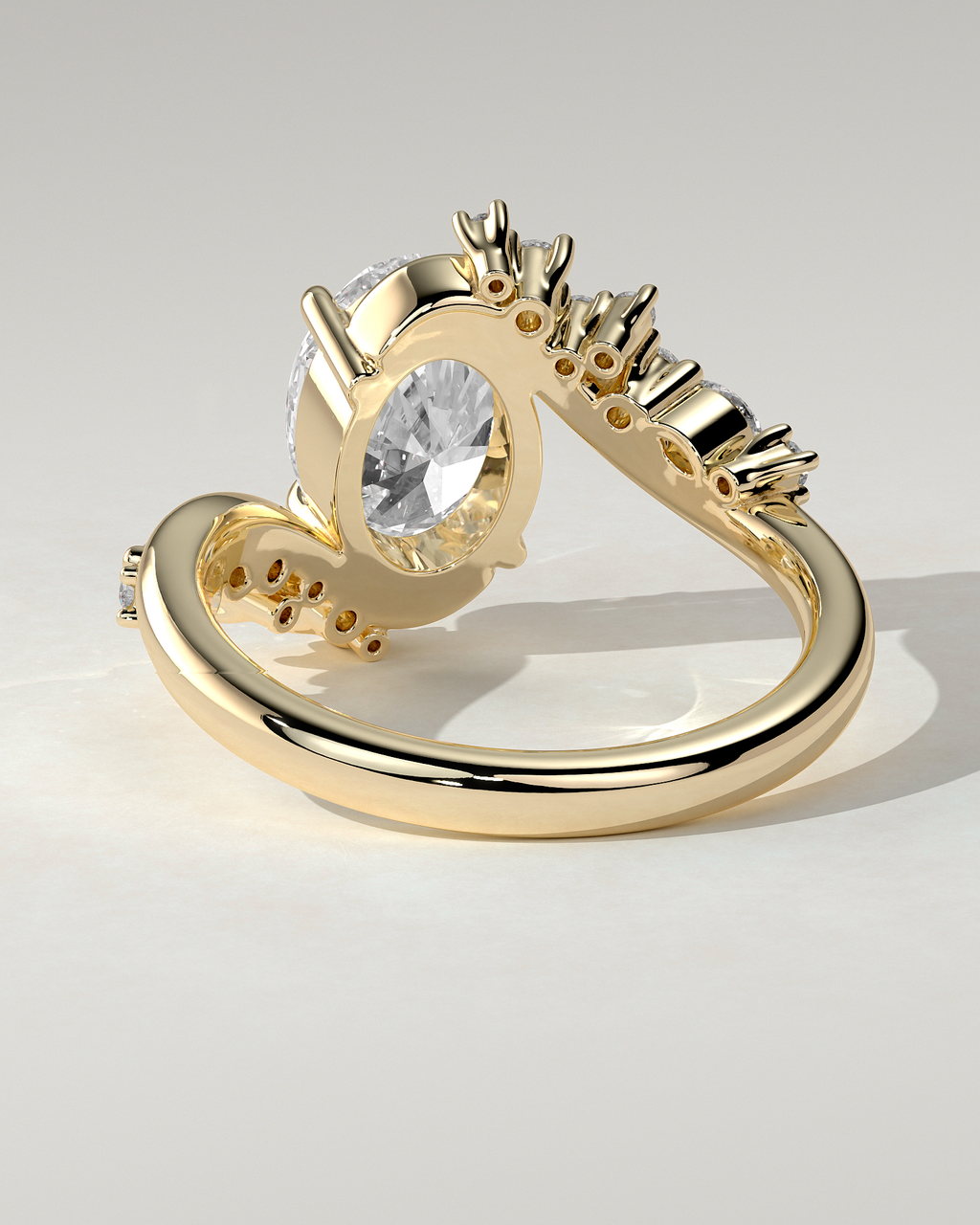 Ezmerelda Solitaire Oval Ring