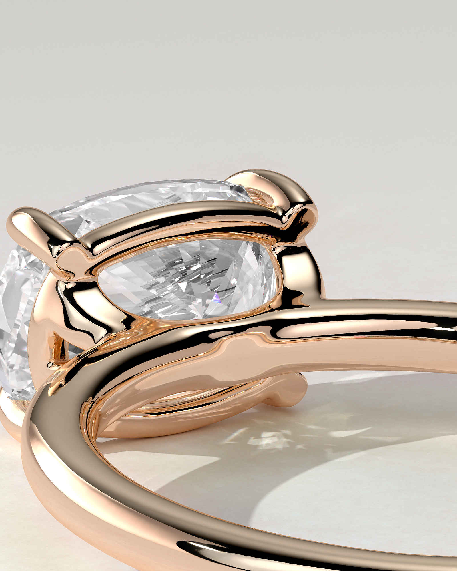 Fiona East-West Round Ring