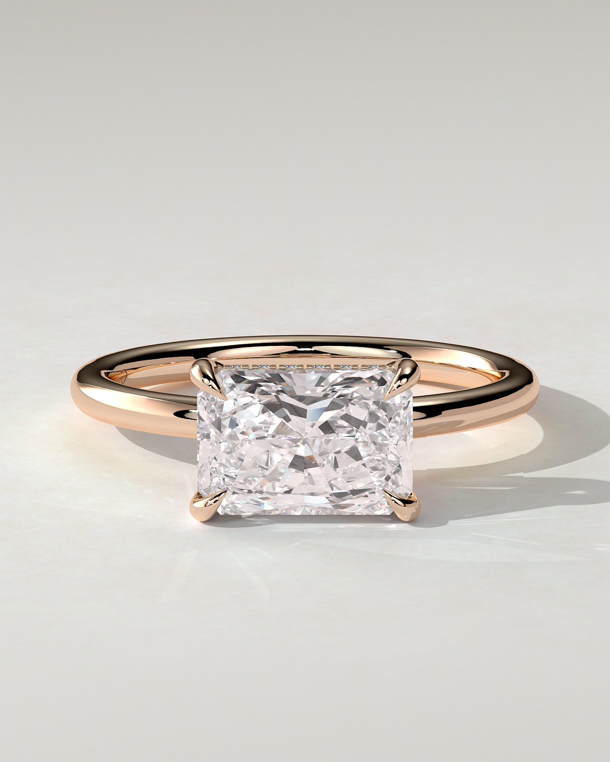 Francene Solitaire Radiant Ring