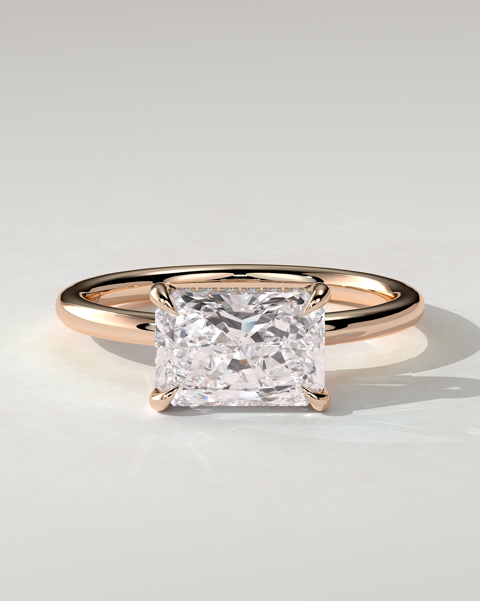 Francene Solitaire Radiant Ring