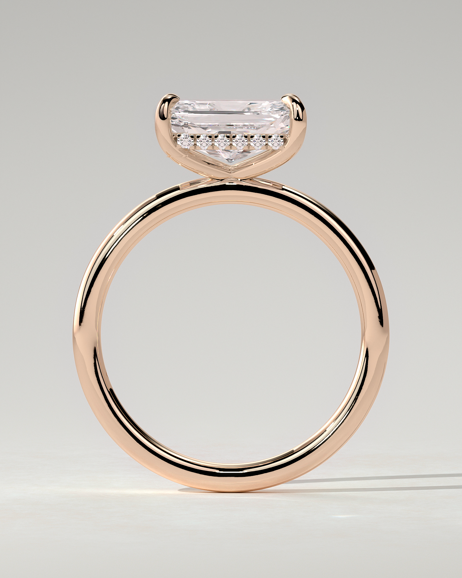 Francene Solitaire Radiant Ring