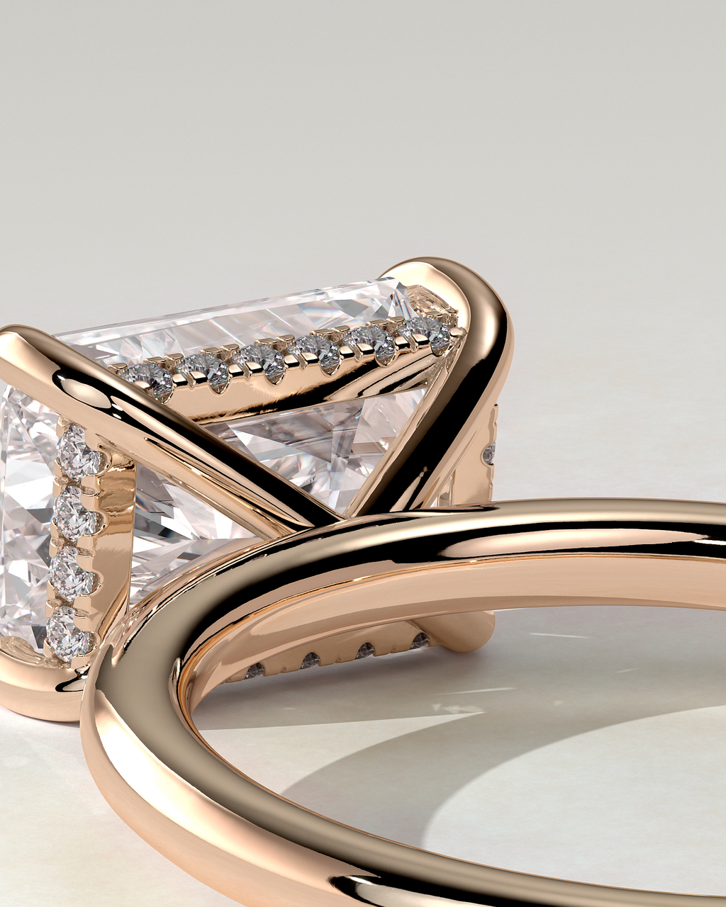 Francene Solitaire Radiant Ring