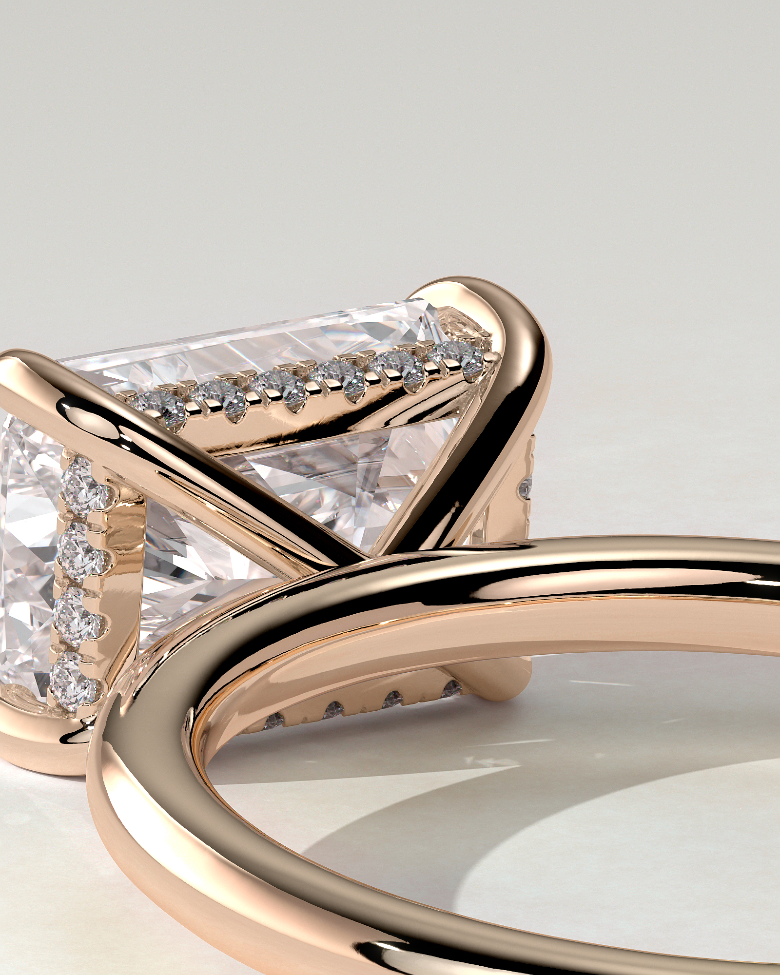 Francene Solitaire Radiant Ring