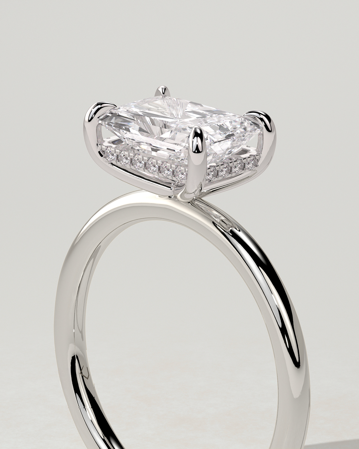 Francene Solitaire Radiant Ring