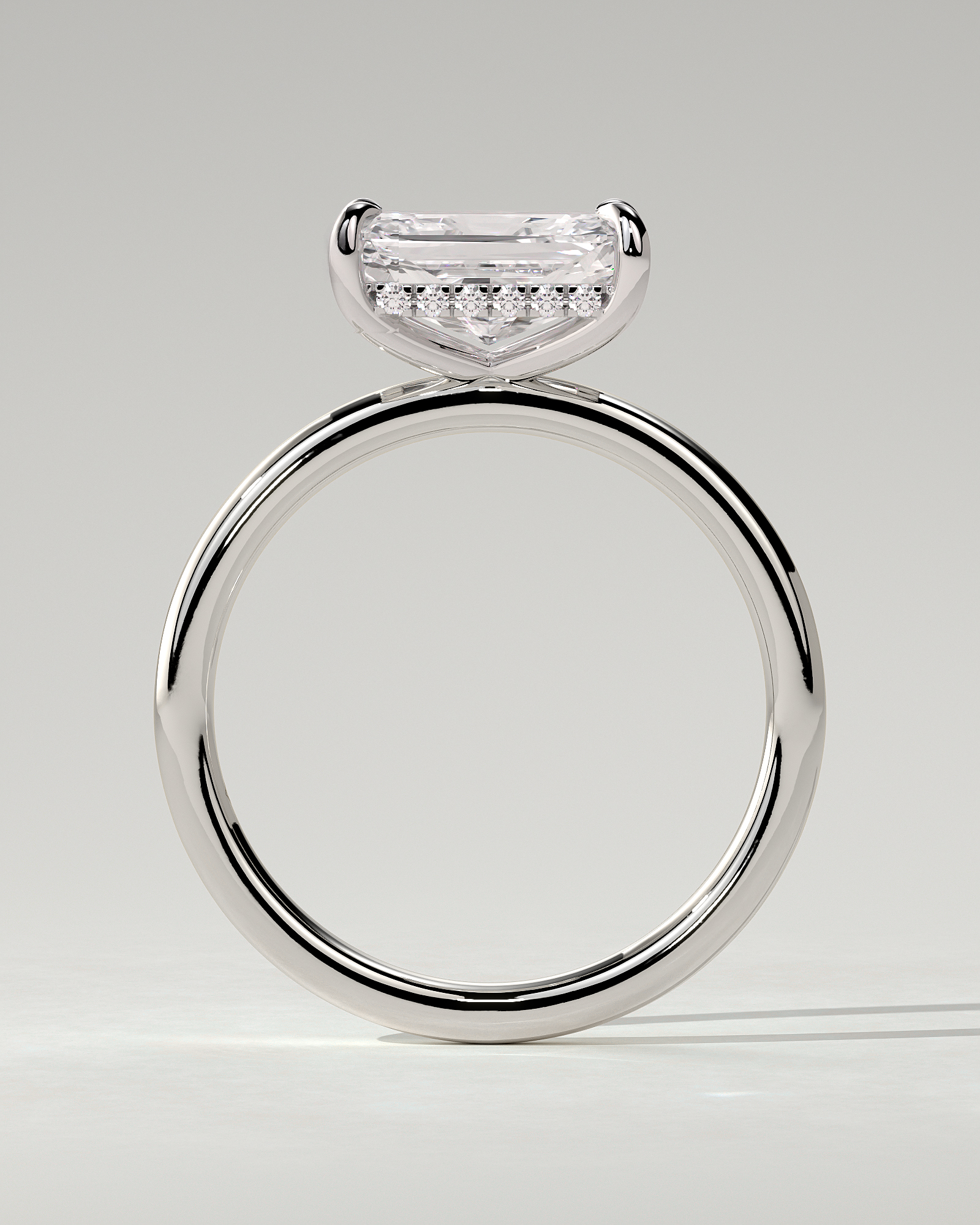 Francene Solitaire Radiant Ring
