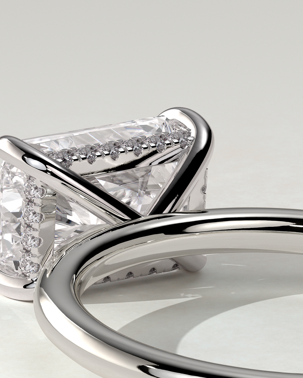 Francene Solitaire Radiant Ring
