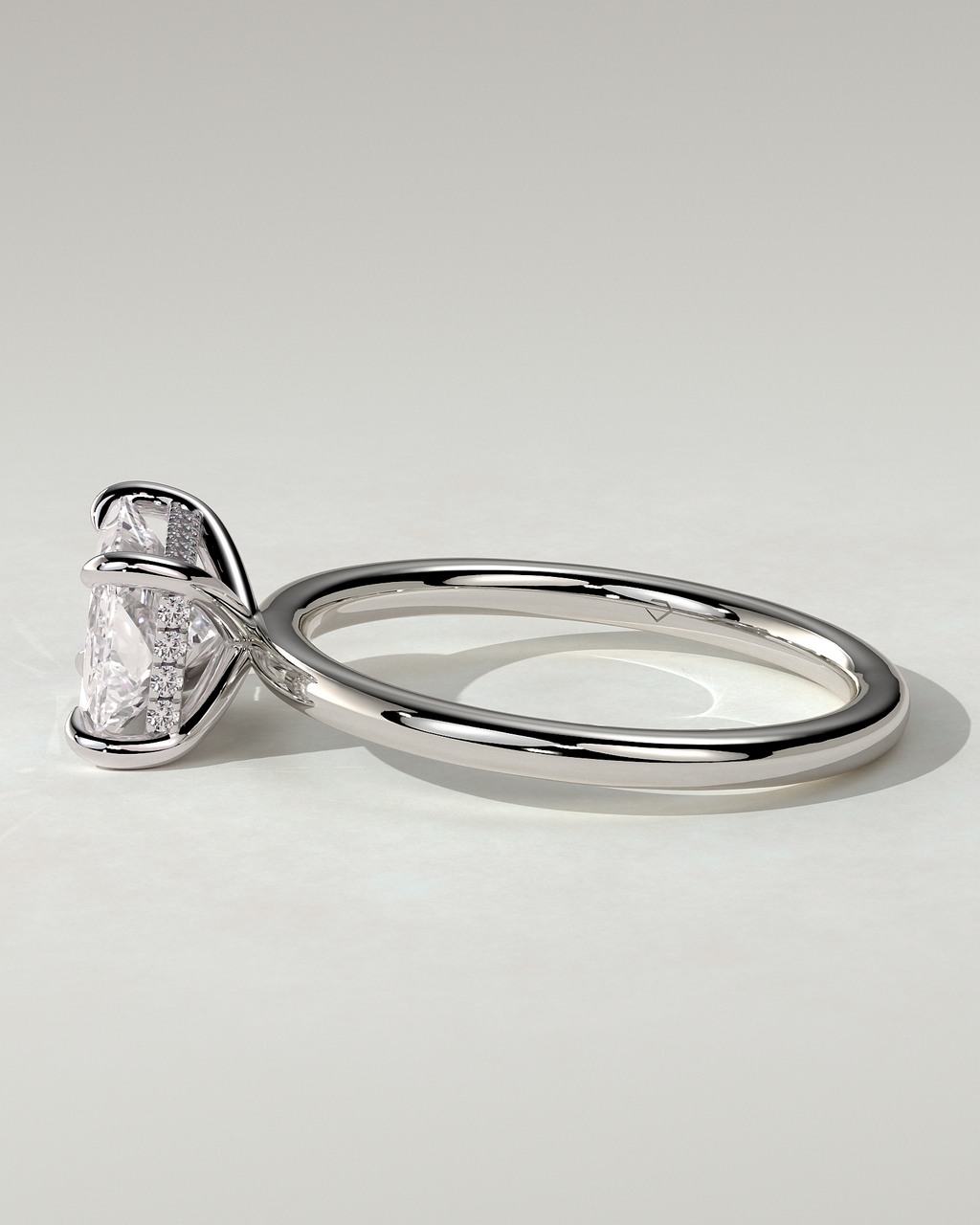 Francene Solitaire Radiant Ring