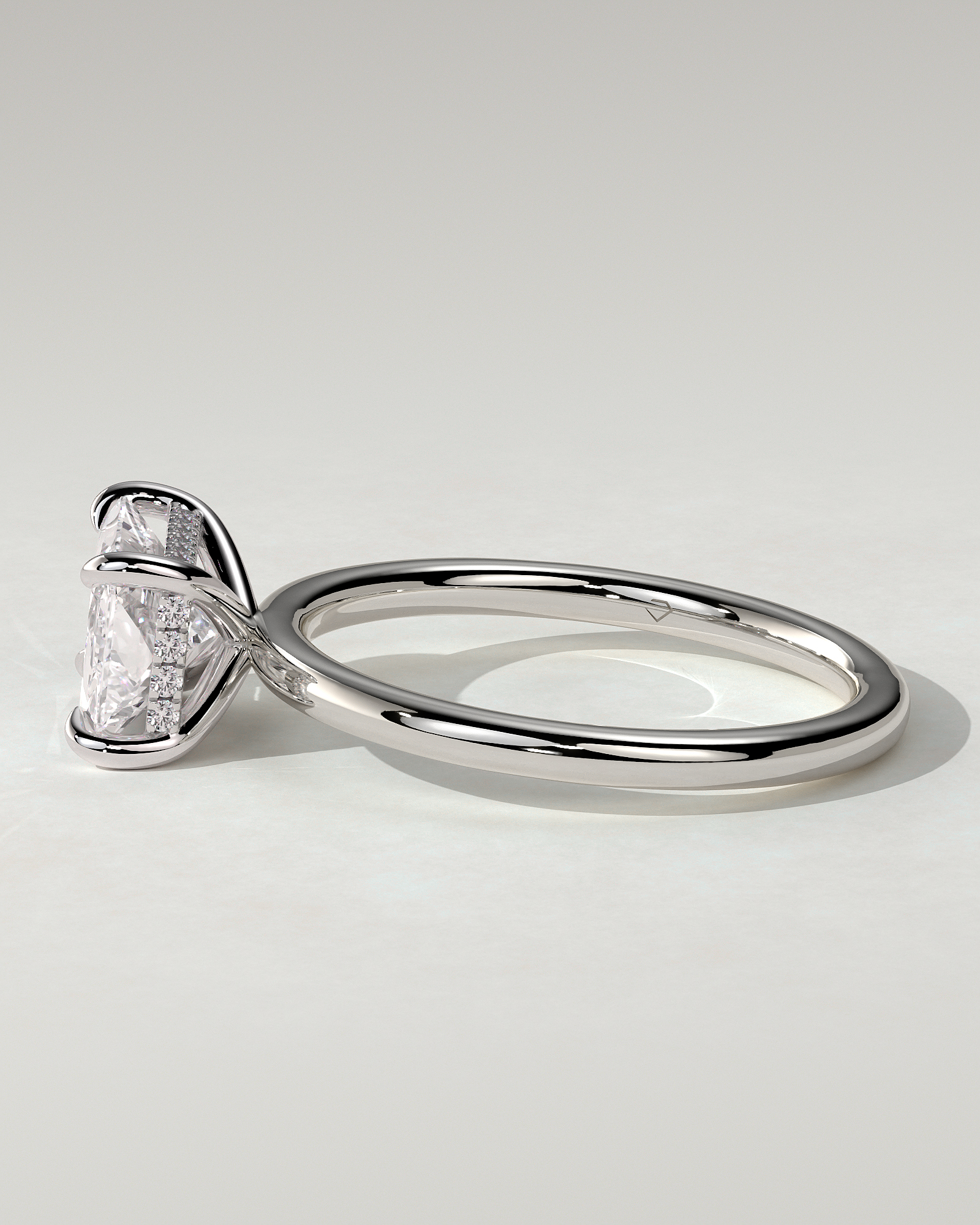 Francene Solitaire Radiant Ring