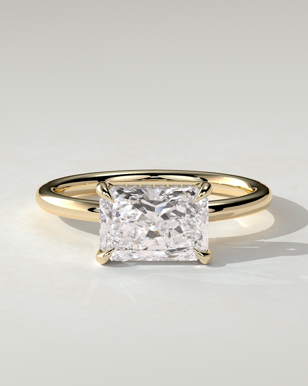 Francene Solitaire Radiant Ring