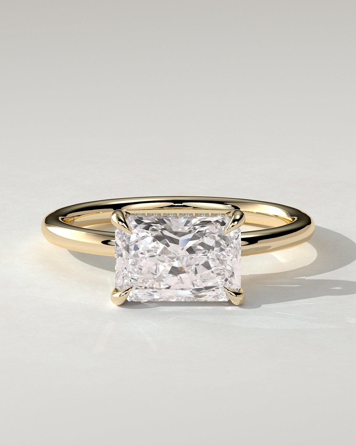 Francene Solitaire Radiant Ring