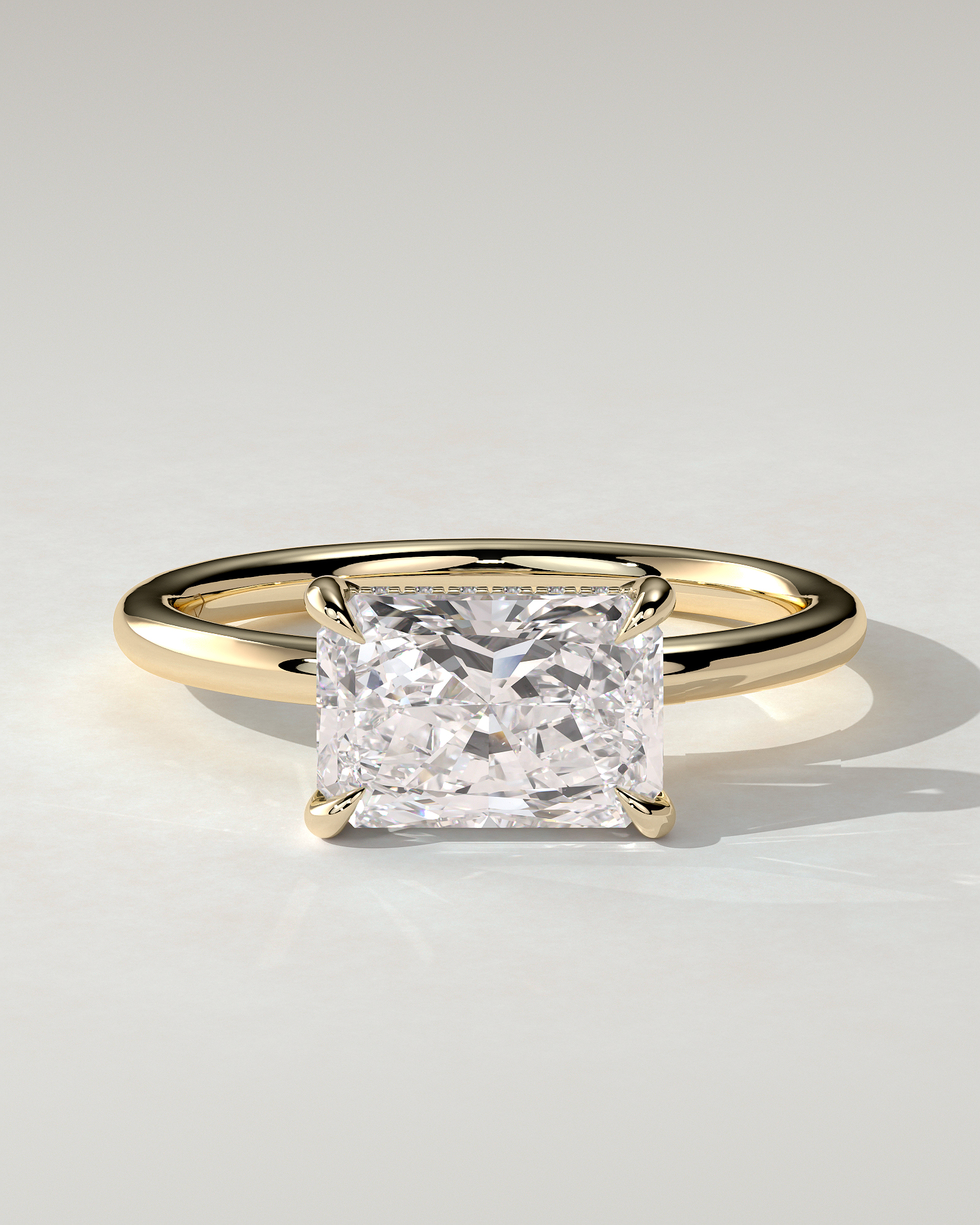 Francene Solitaire Radiant Ring