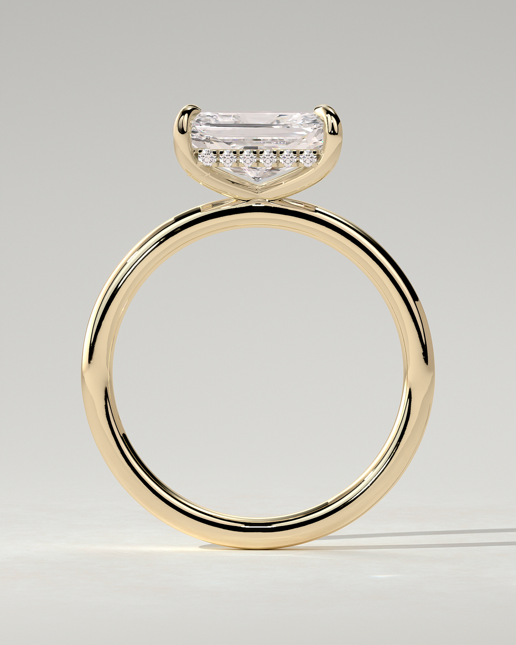 Francene Solitaire Radiant Ring