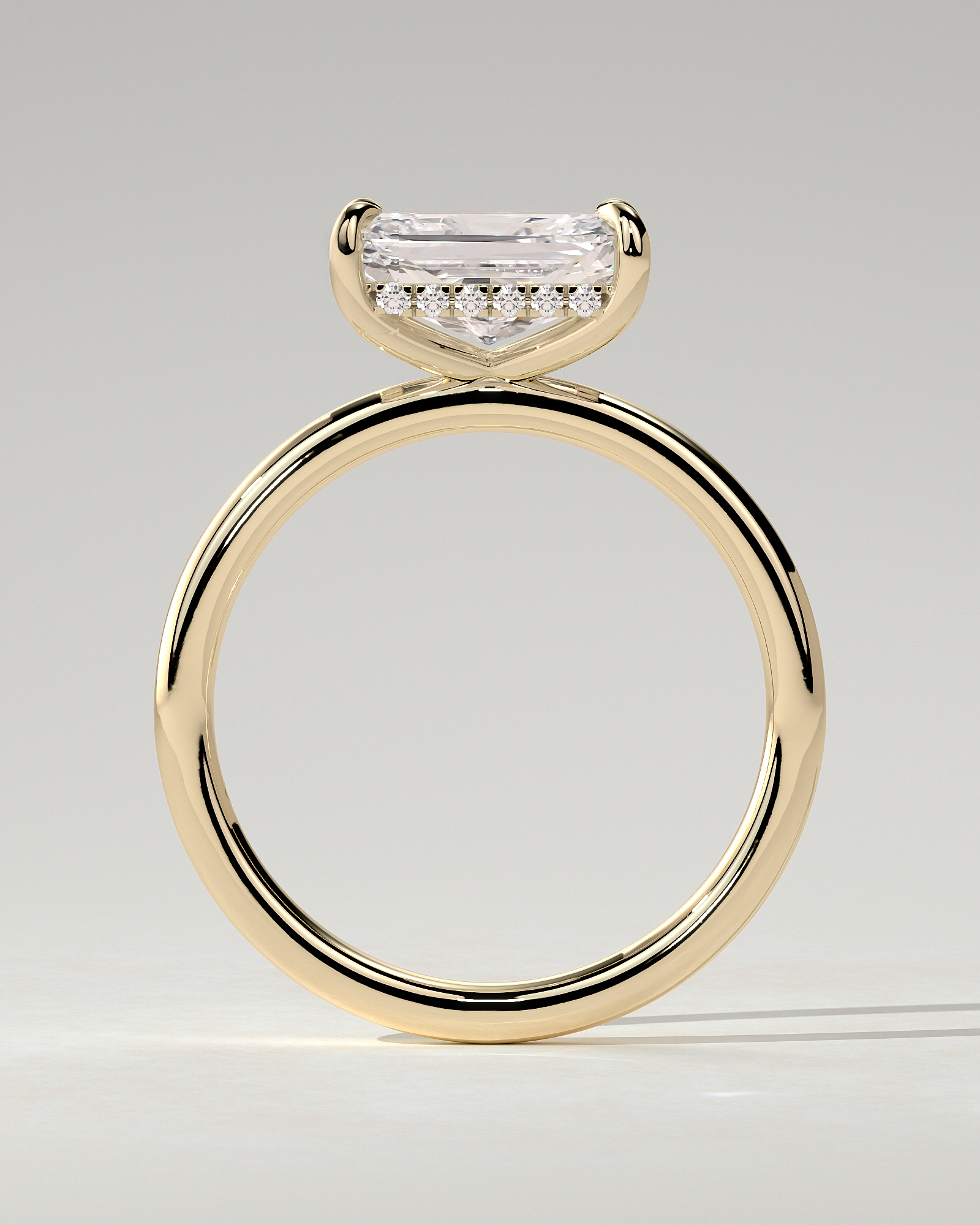 Francene Solitaire Radiant Ring