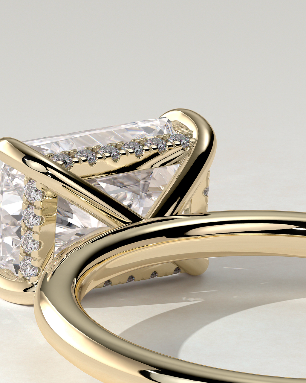 Francene Solitaire Radiant Ring