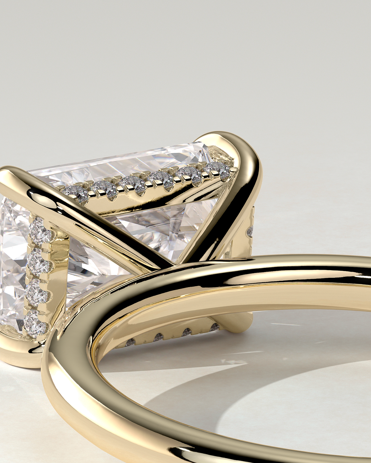 Francene Solitaire Radiant Ring