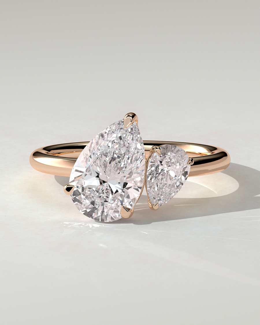 Francesca Toi Et Moi Pear Ring