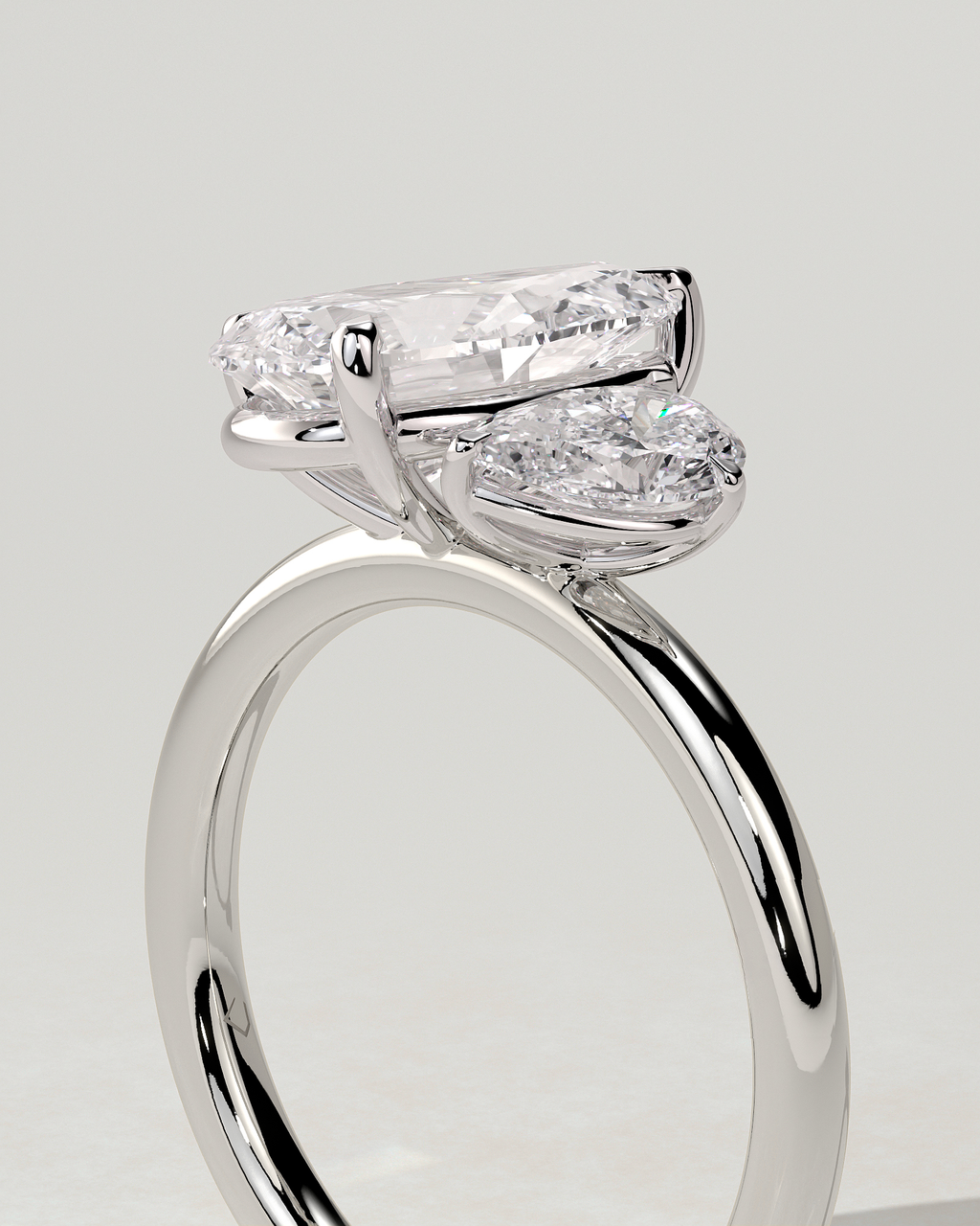 Francesca Toi Et Moi Pear Ring