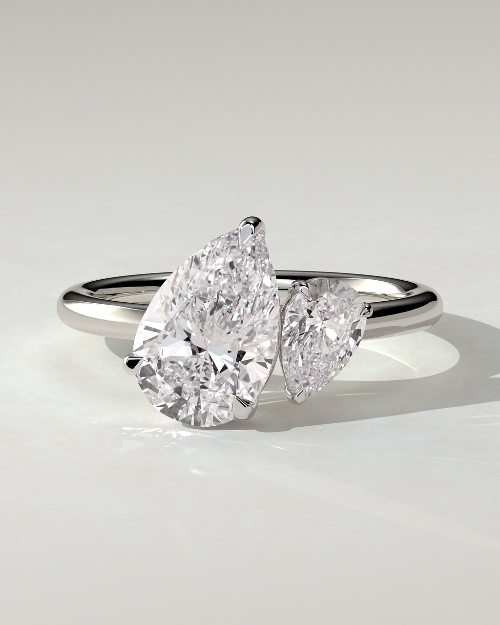 Francesca Toi Et Moi Pear Ring