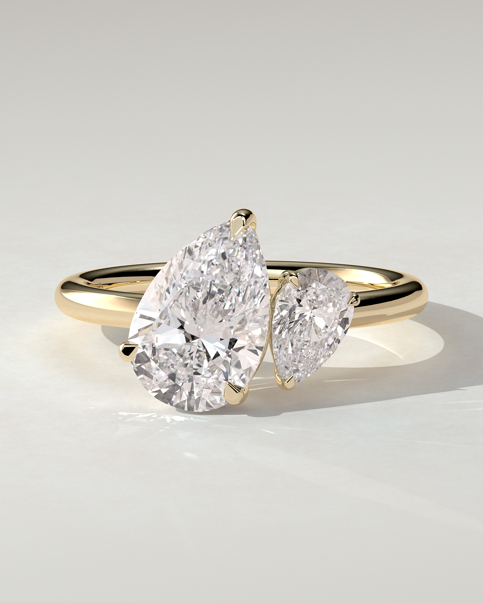 Francesca Toi Et Moi Pear Ring