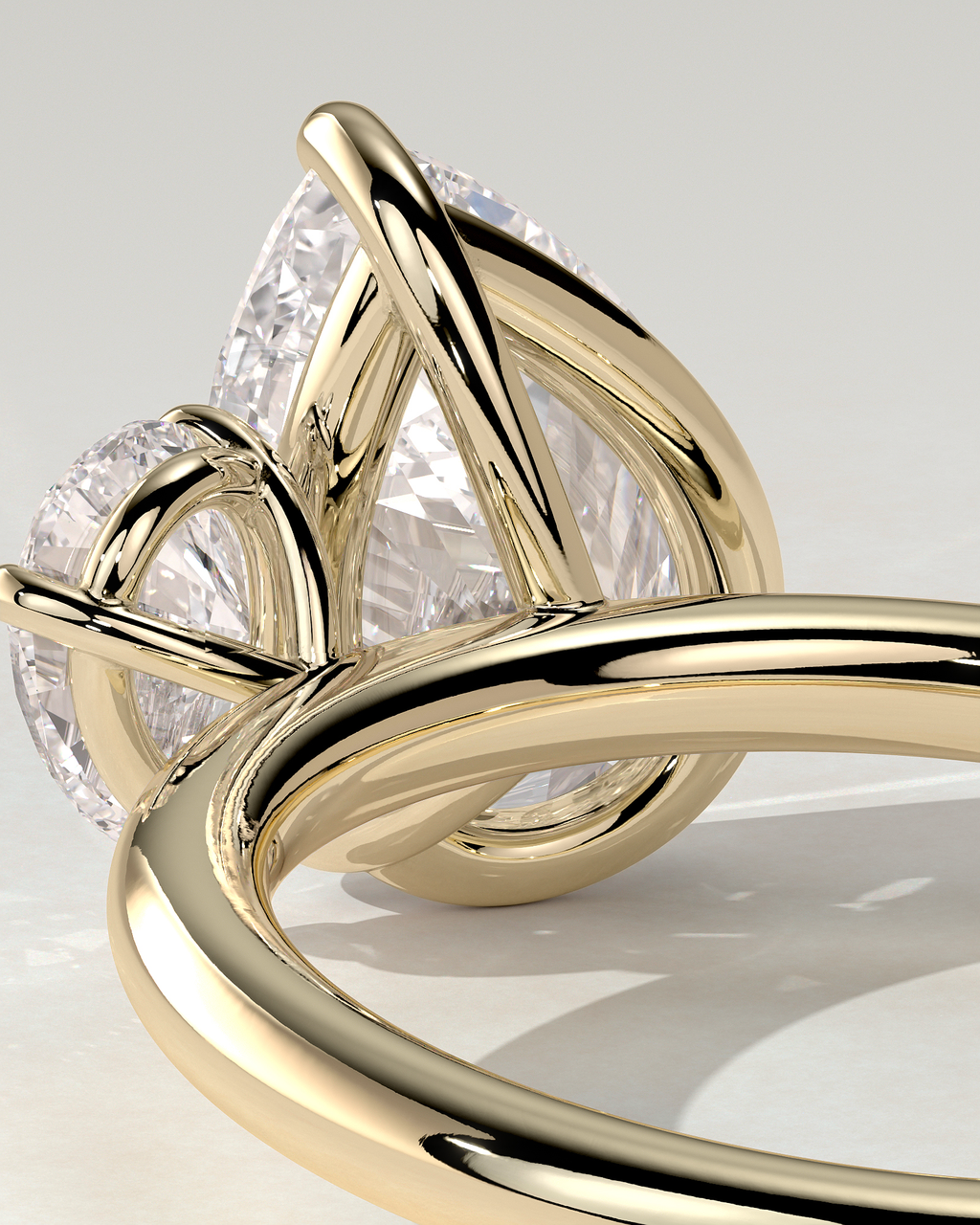 Francesca Toi Et Moi Pear Ring