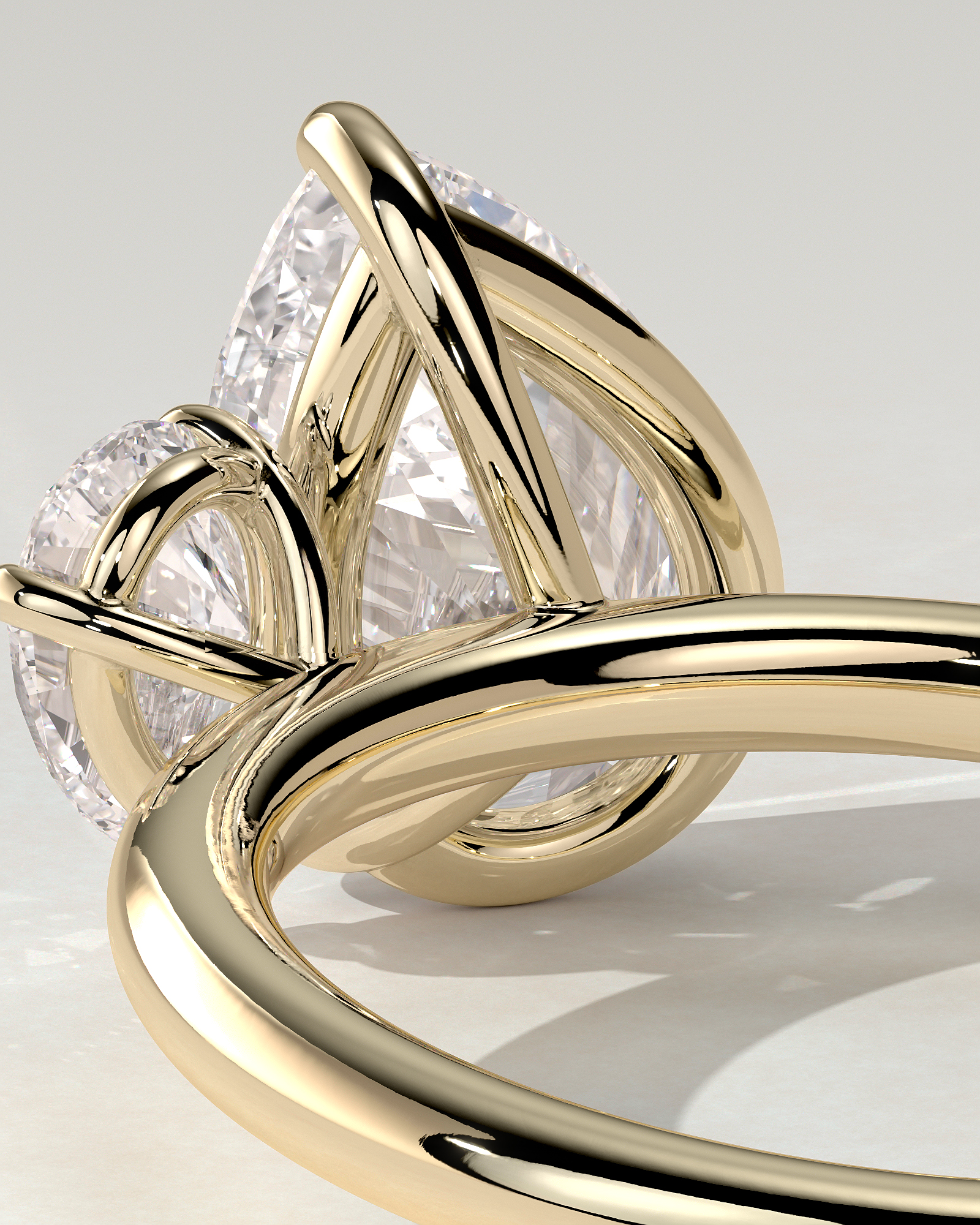 Francesca Toi Et Moi Pear Ring