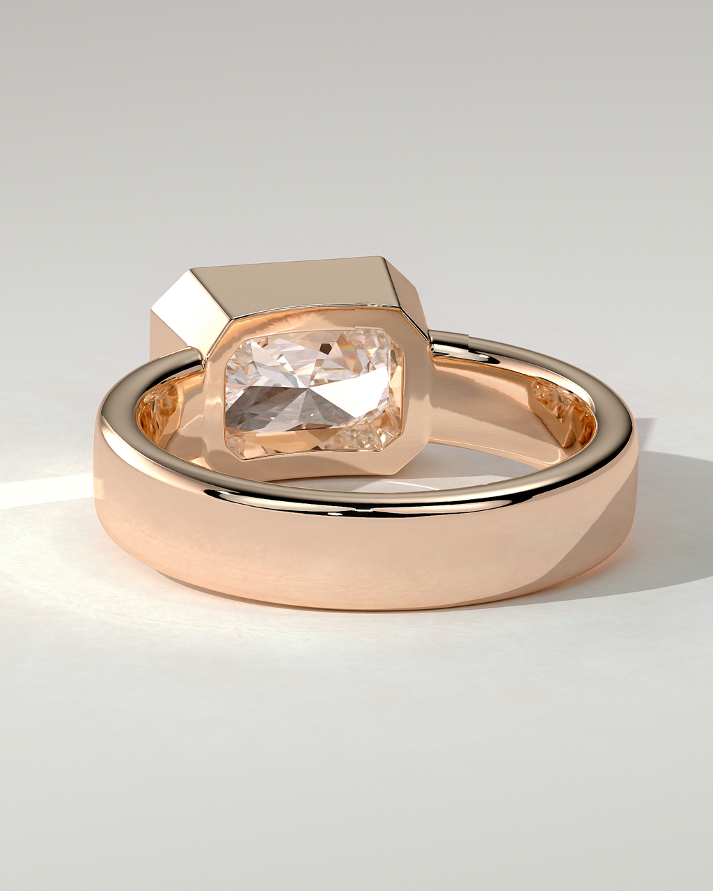Frankie Bezel Radiant Ring