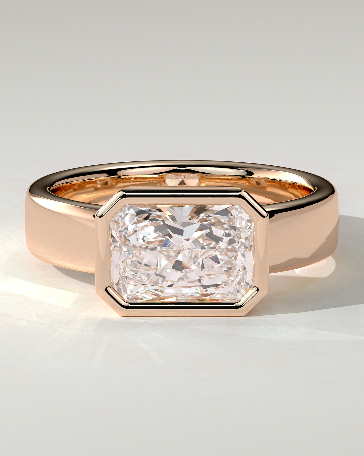 Frankie Bezel Radiant Ring