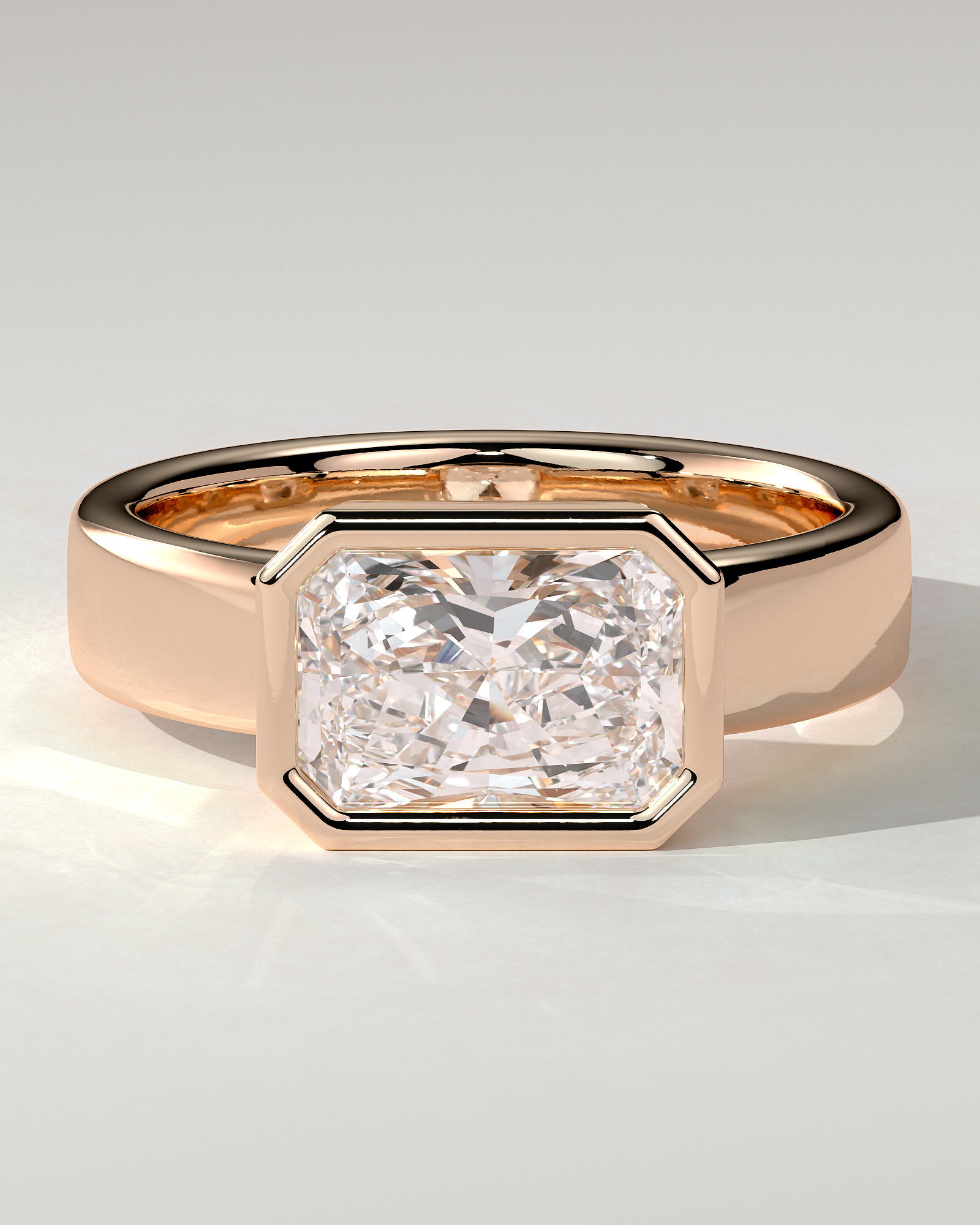 Frankie Bezel Radiant Ring