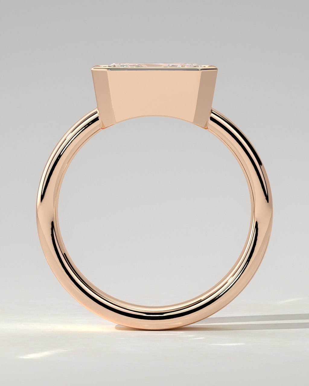 Frankie Bezel Radiant Ring