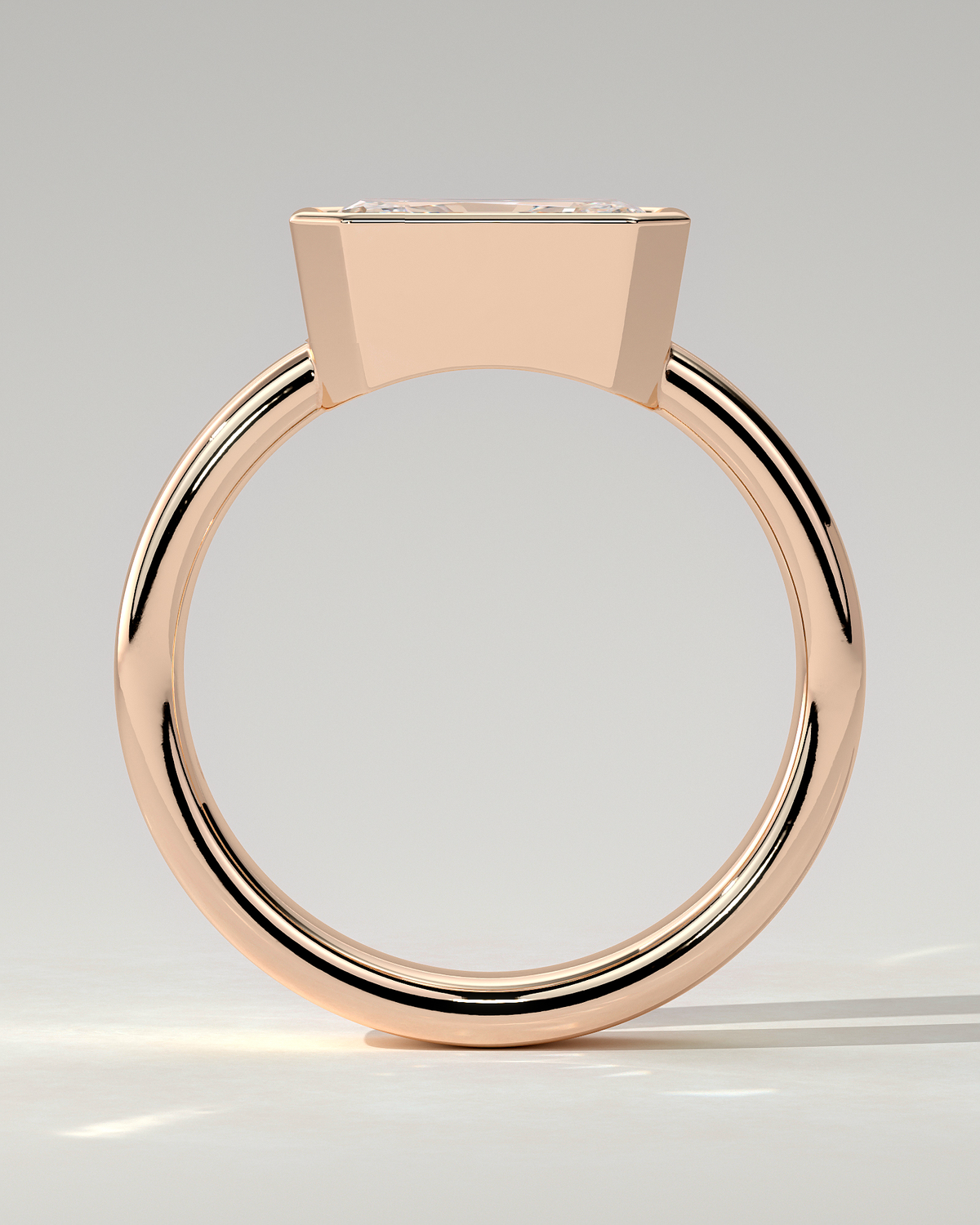 Frankie Bezel Radiant Ring