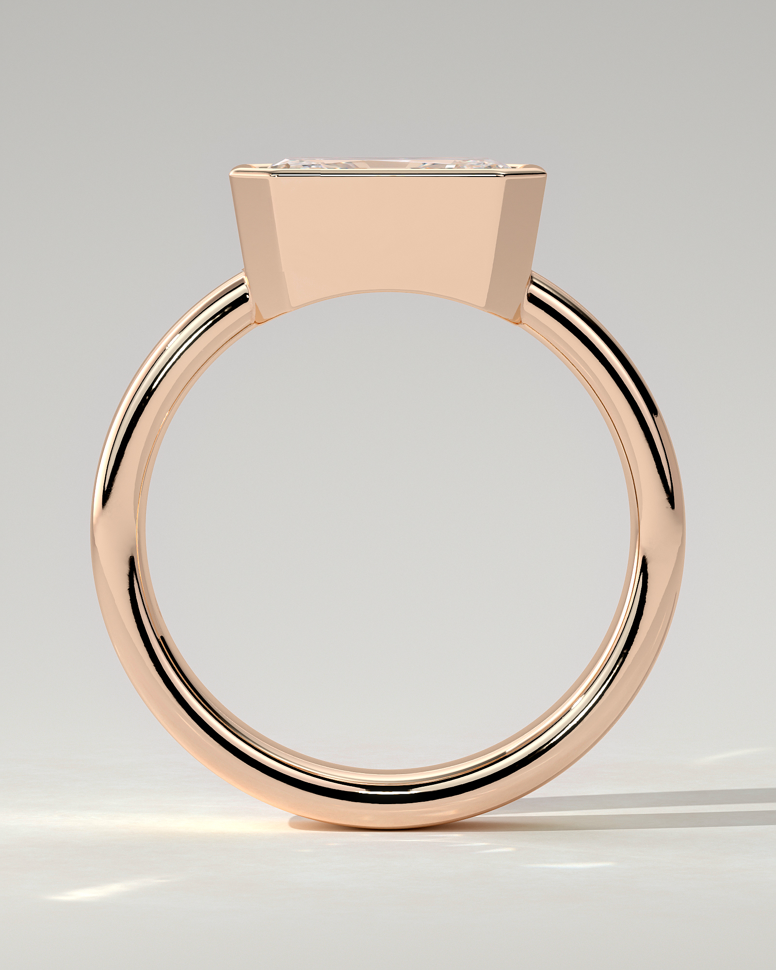 Frankie Bezel Radiant Ring